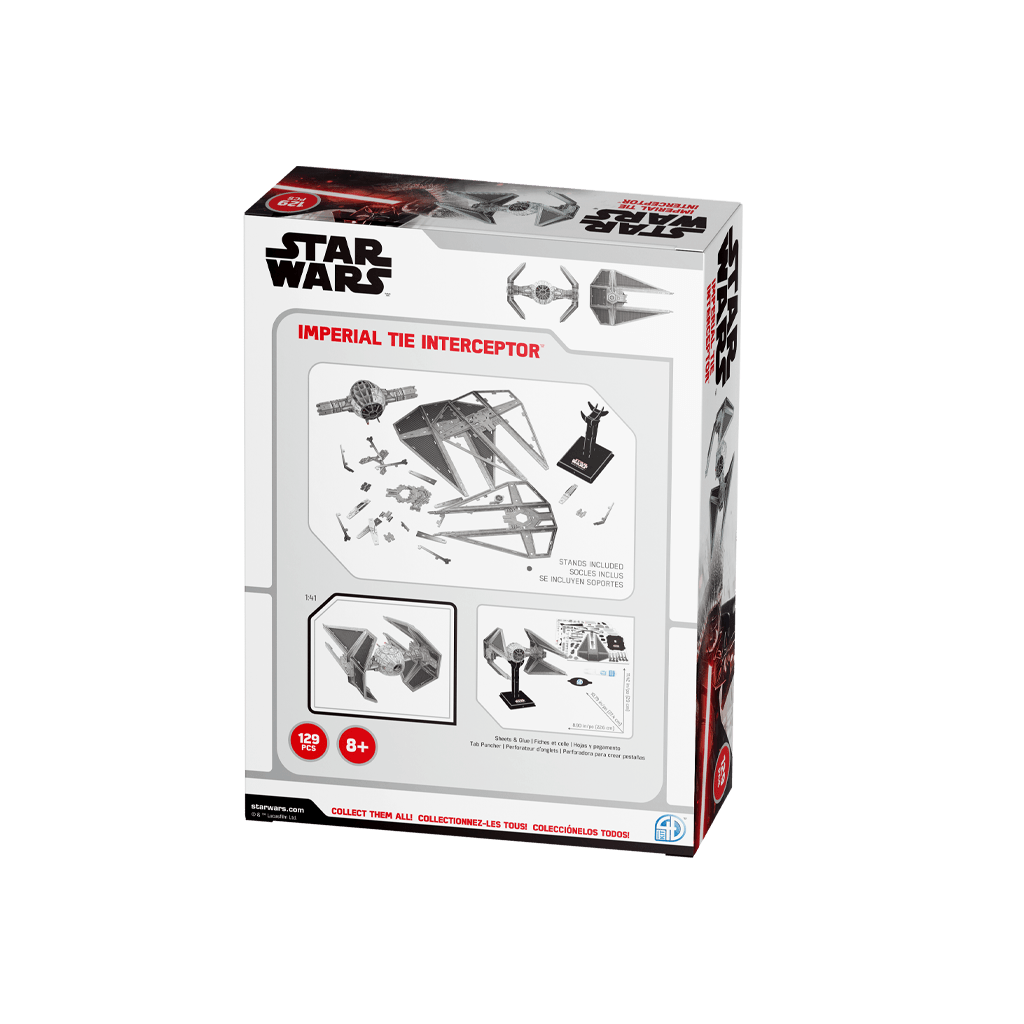 Star Wars TIE/IN Interceptor Fighter Paper Model Kit4D Puzzle | 4D Cityscape4D Puzz