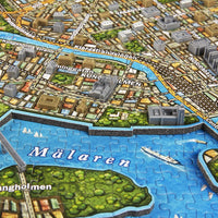 4D Cityscape Stockholm Puzzle - 4DPuzz - 4DPuzz