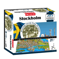 4D Cityscape Stockholm Puzzle - 4DPuzz - 4DPuzz