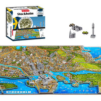 4D Cityscape Stockholm Puzzle - 4DPuzz - 4DPuzz