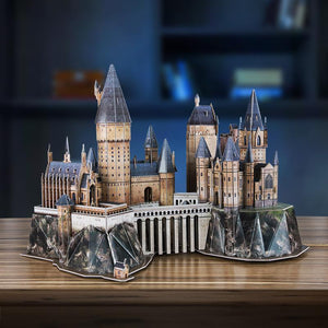 Harry Potter Hogwarts Castle Medium Size Set Model Kit4D Puzzle | 4D Cityscape4DPuzz