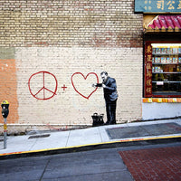 Banksy Puzzle - Urban Art Graffiti - Peaceful Hearts Doctor - 4D Puzzle | 4D Cityscape - 4DPuzz